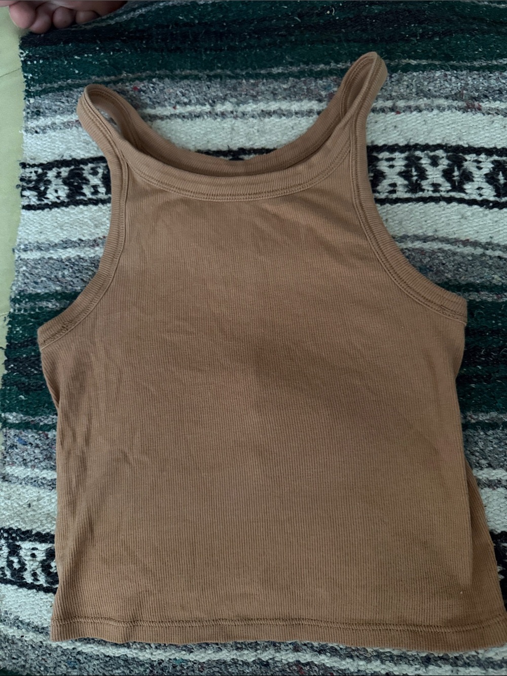 Everlane Ribbed Tank Top - Tan